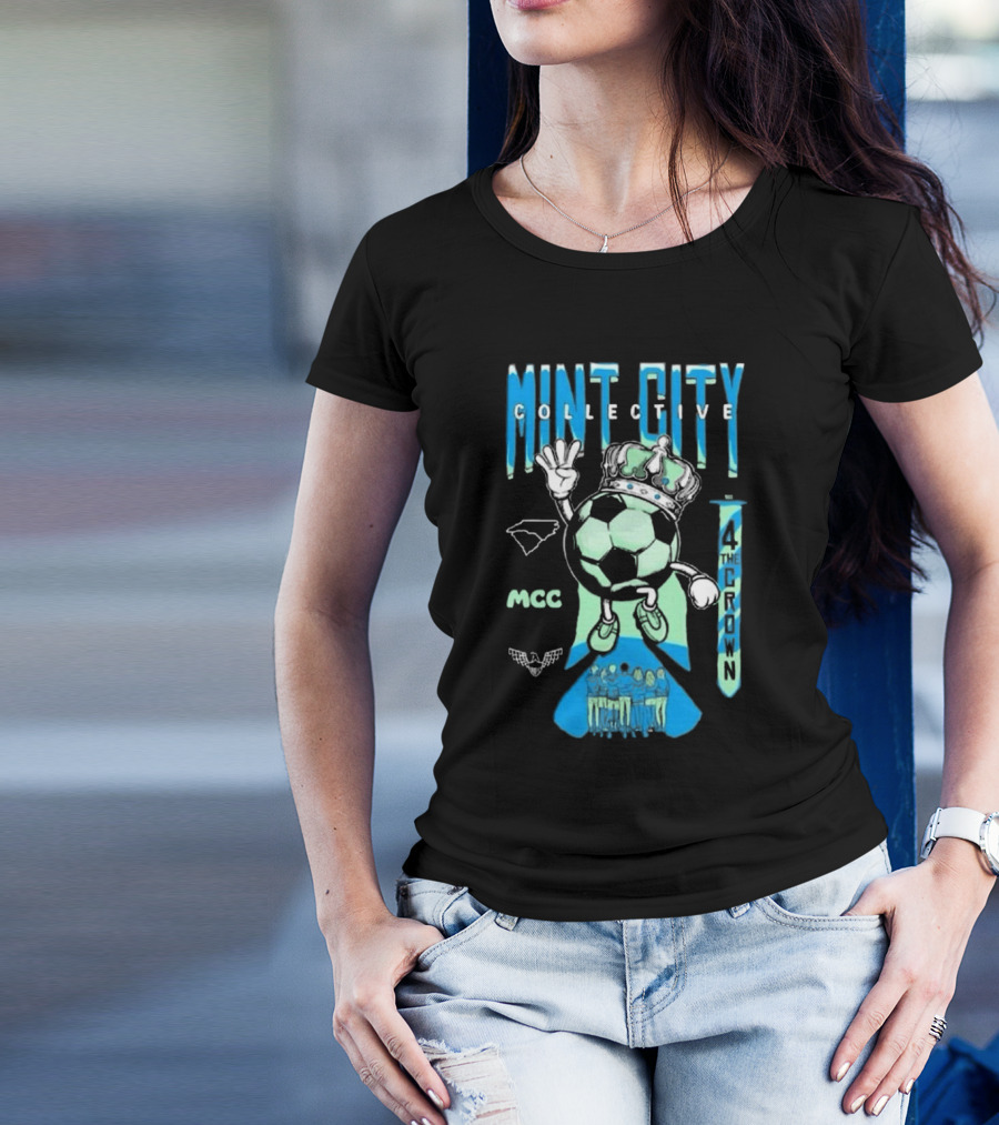 Mint City Collective Soccer Crown MCC 2025 Membership 4 The Crown T-Shirt