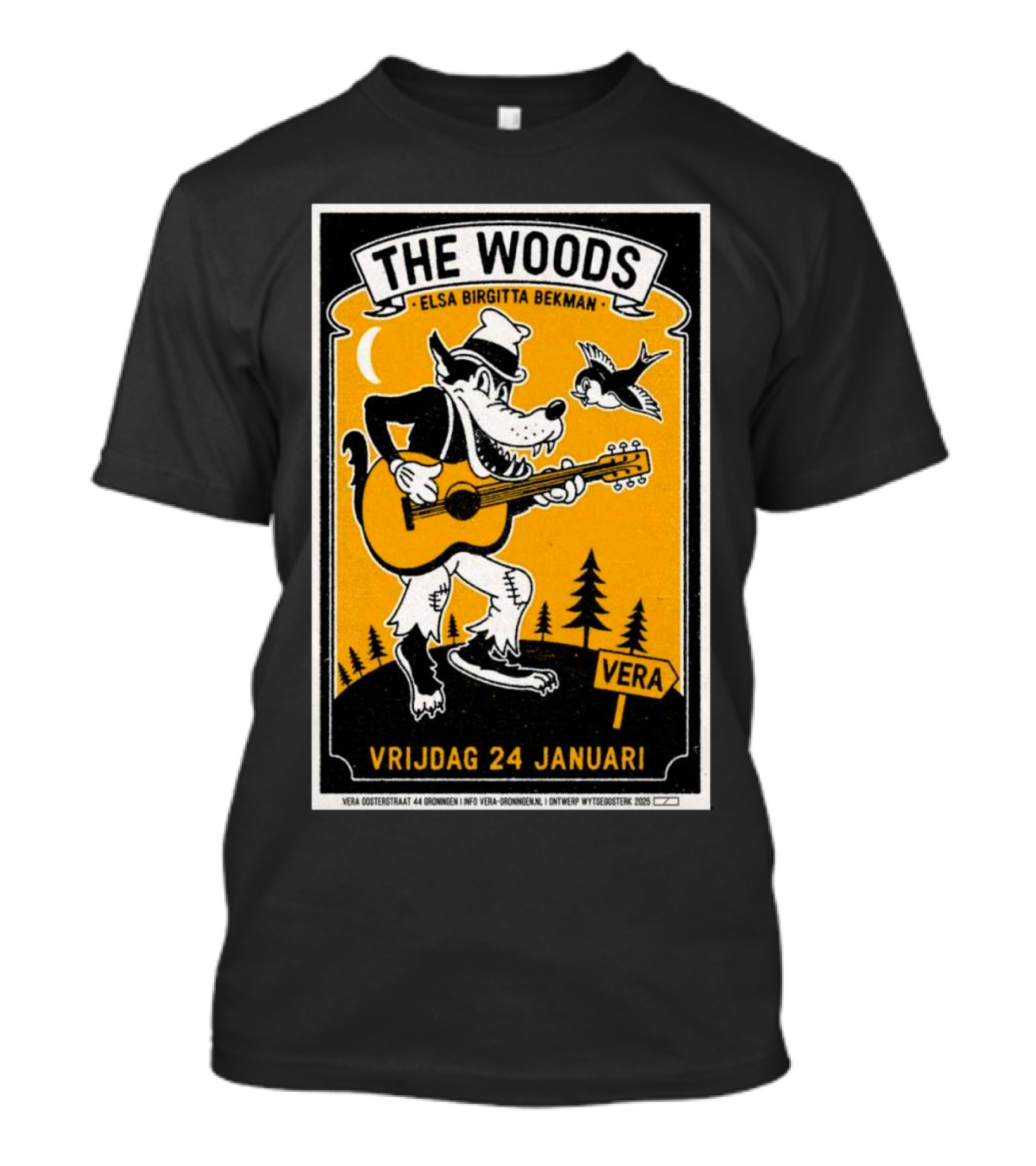 The Woods Elsa Birgitta Bekman Vera Vrijdag 24 Januari Groningen 2025 T-Shirt