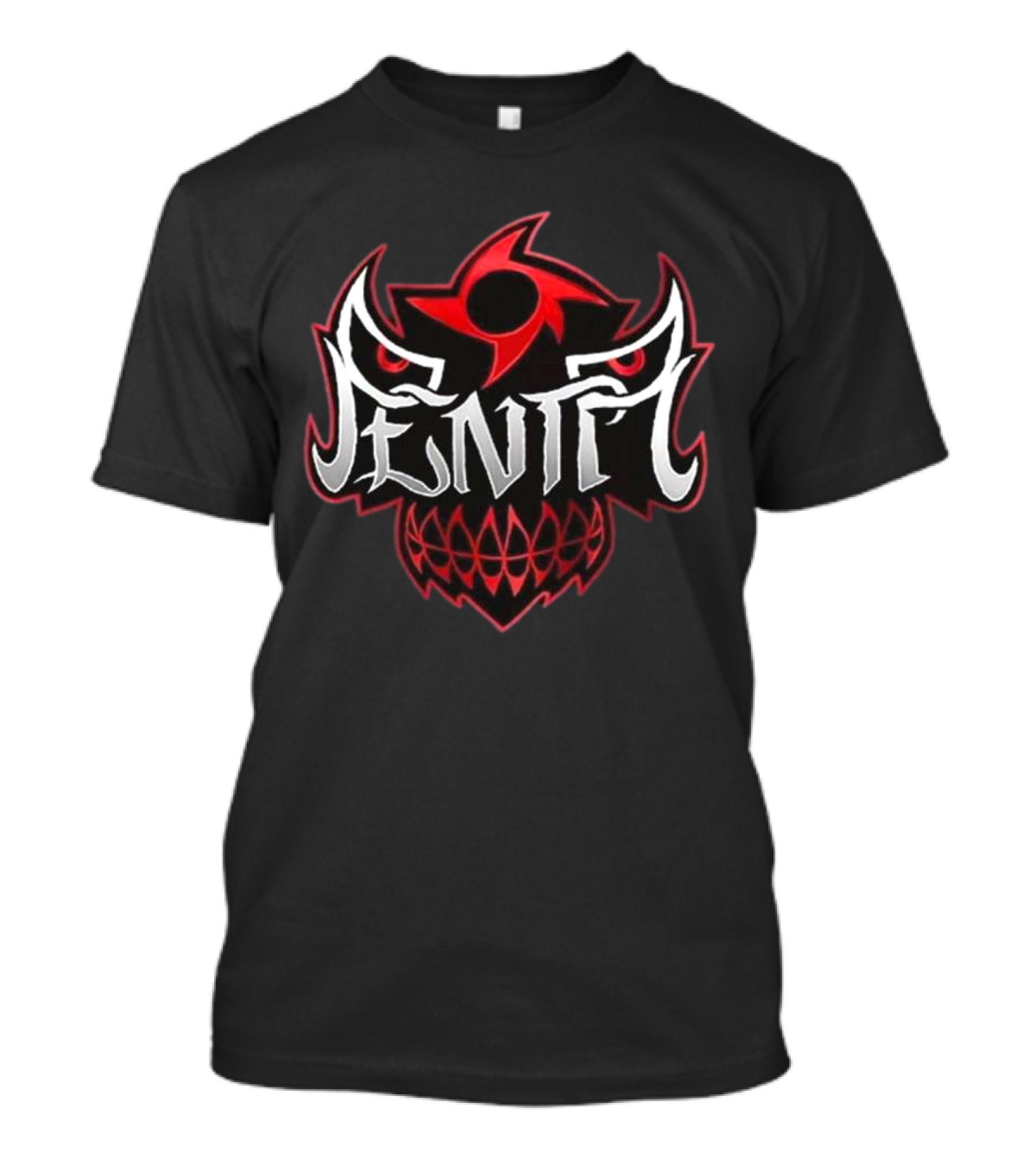 Penta Black And Red Tribal T-Shirt