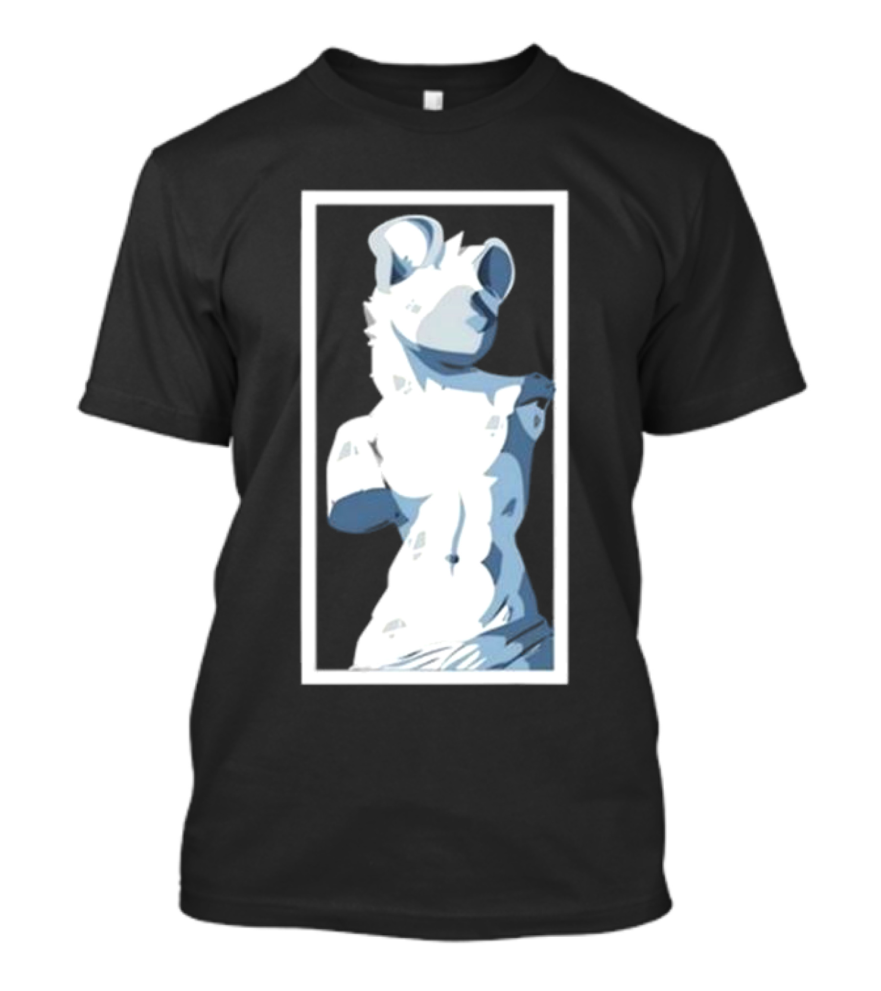 Mangoyena God’s Chosen Hyena Classical Sculpture T-Shirt