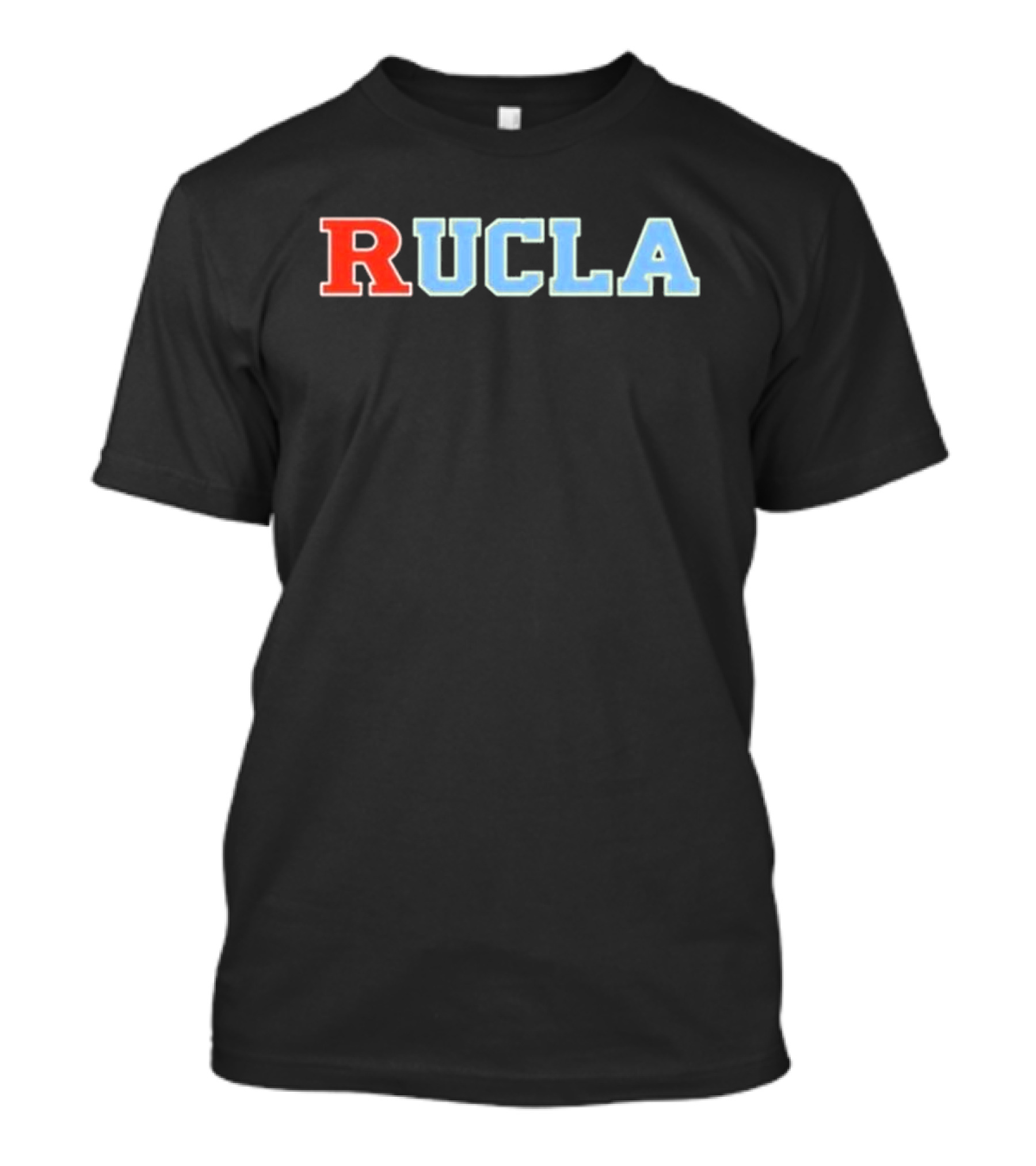 RUCLA Myles Johnson Apparel With Red And Blue Varsity Letters T-Shirt