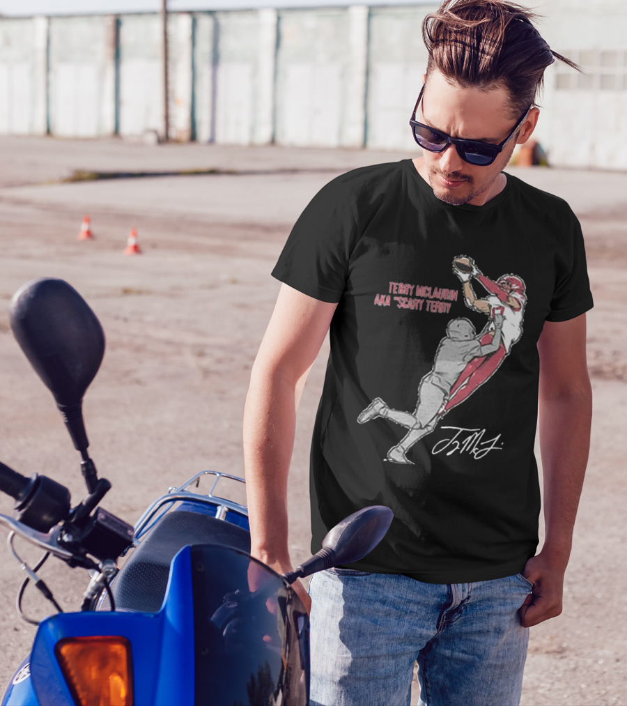 Terry McLaurin AKA Scary Terry Catch Signature T-Shirt