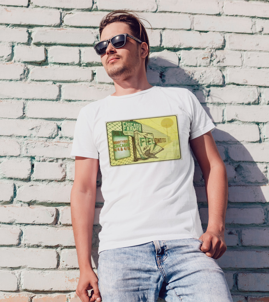 Chicago Farmer And The Field Notes Spring '25 Martyrs Chicago 4/4 And 4/5 T-Shirt