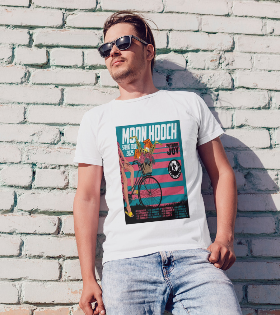 Moon Hooch Spring Tour 2025 Future Joy Sasquatch T-Shirt