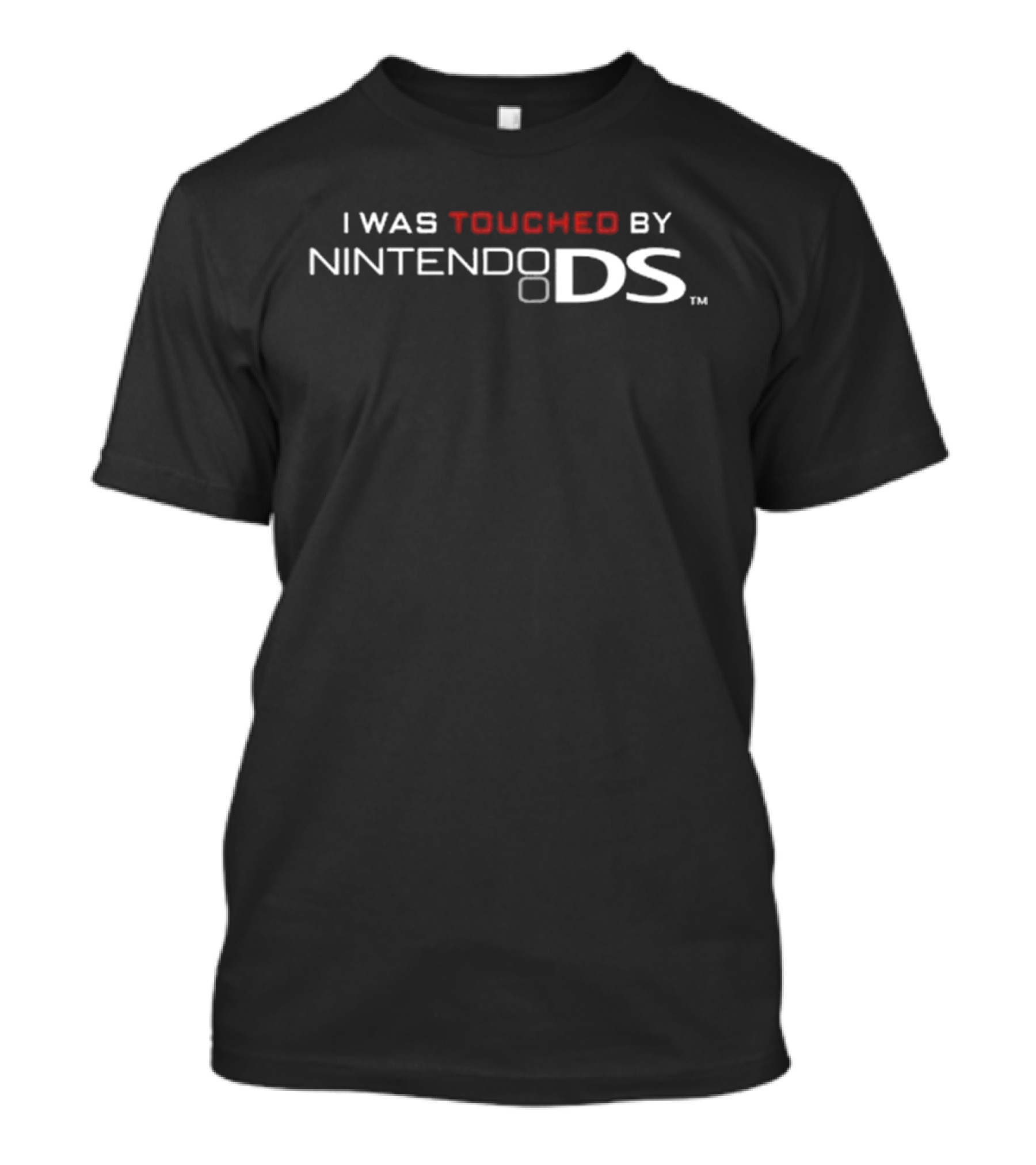 I Was Touched By Nintendo DS Gaming Nostalgia T-Shirt