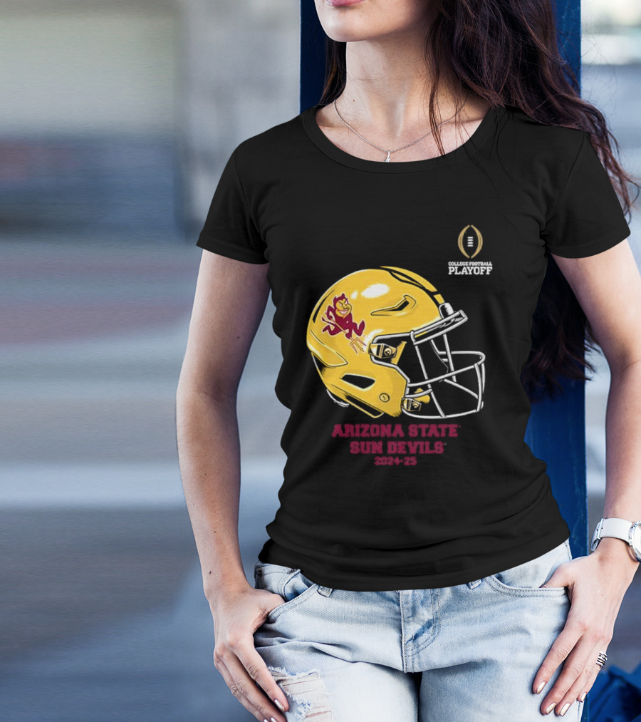 College Football Playoff 2024-25 Arizona State Sun Devils Helmet T-Shirt