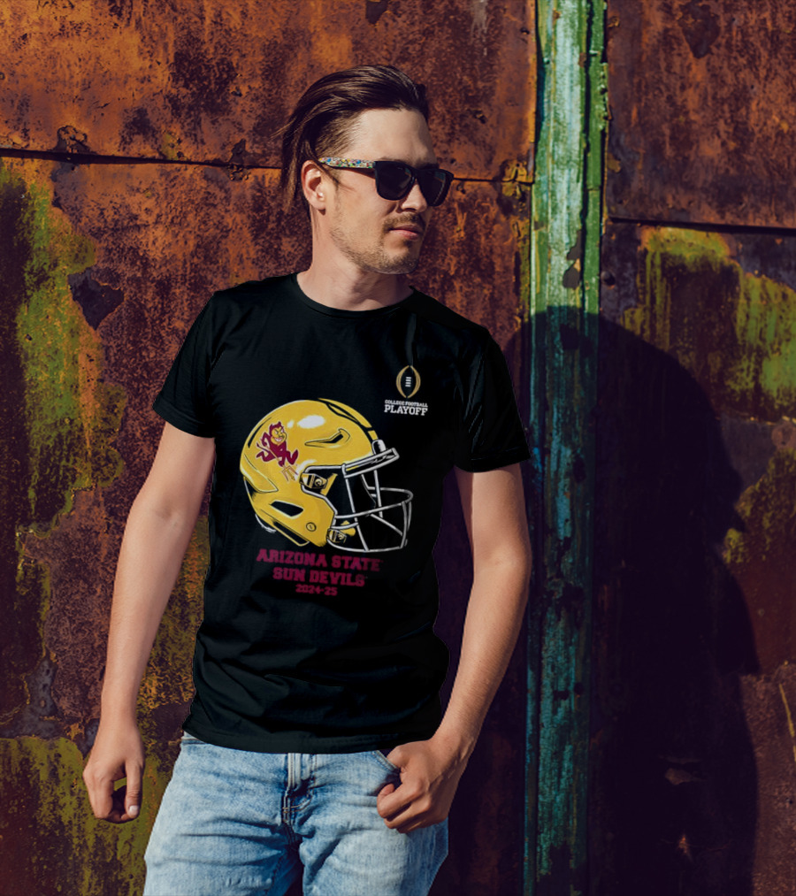 College Football Playoff 2024-25 Arizona State Sun Devils Helmet T-Shirt