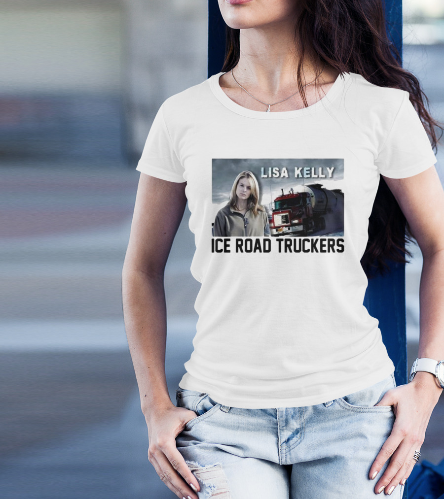 Lisa Kelly Ice Road Truckers Red Truck Adventure T-Shirt