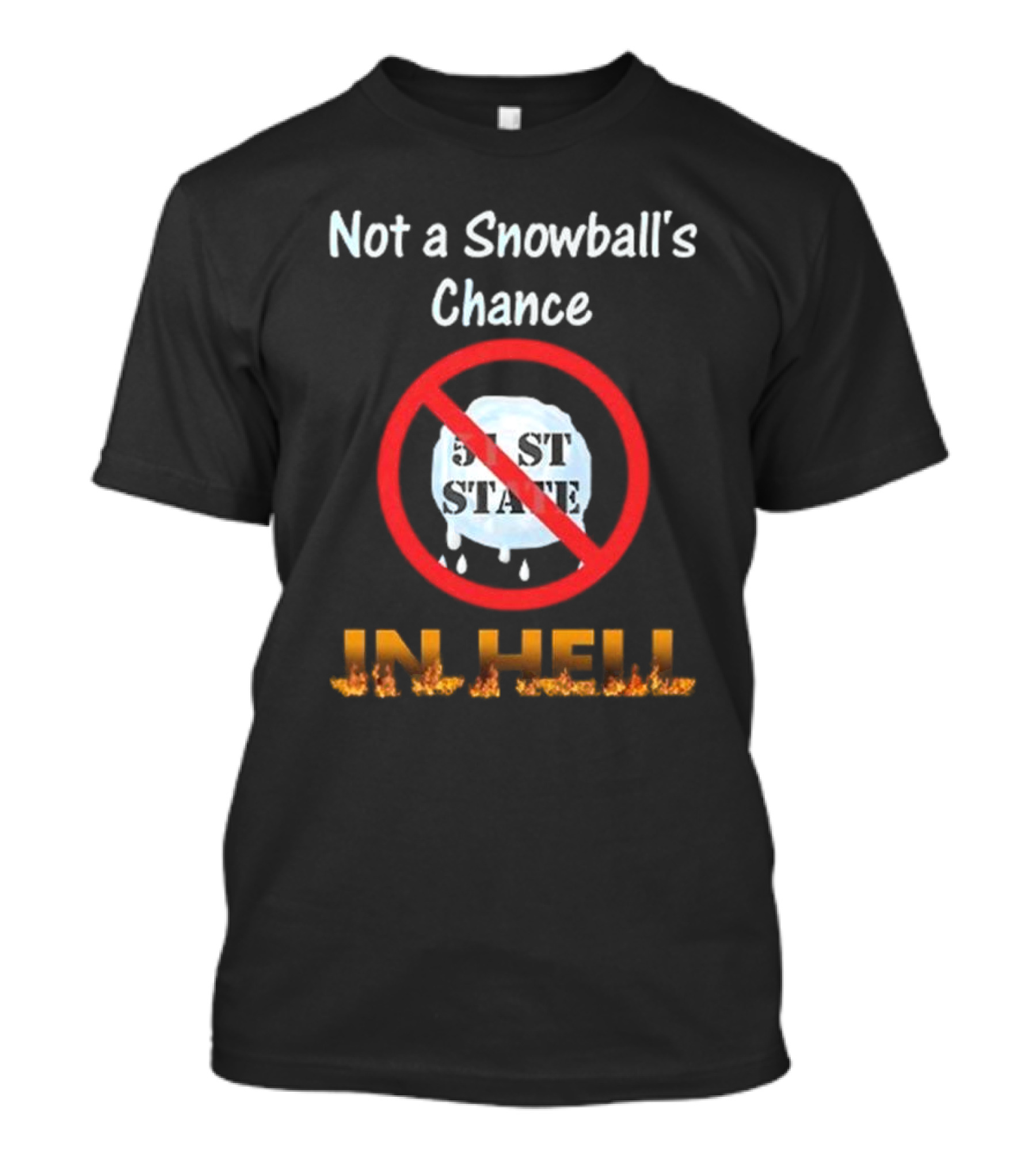 Not A Snowball's Chance No 51st State In Hell Canada T-Shirt