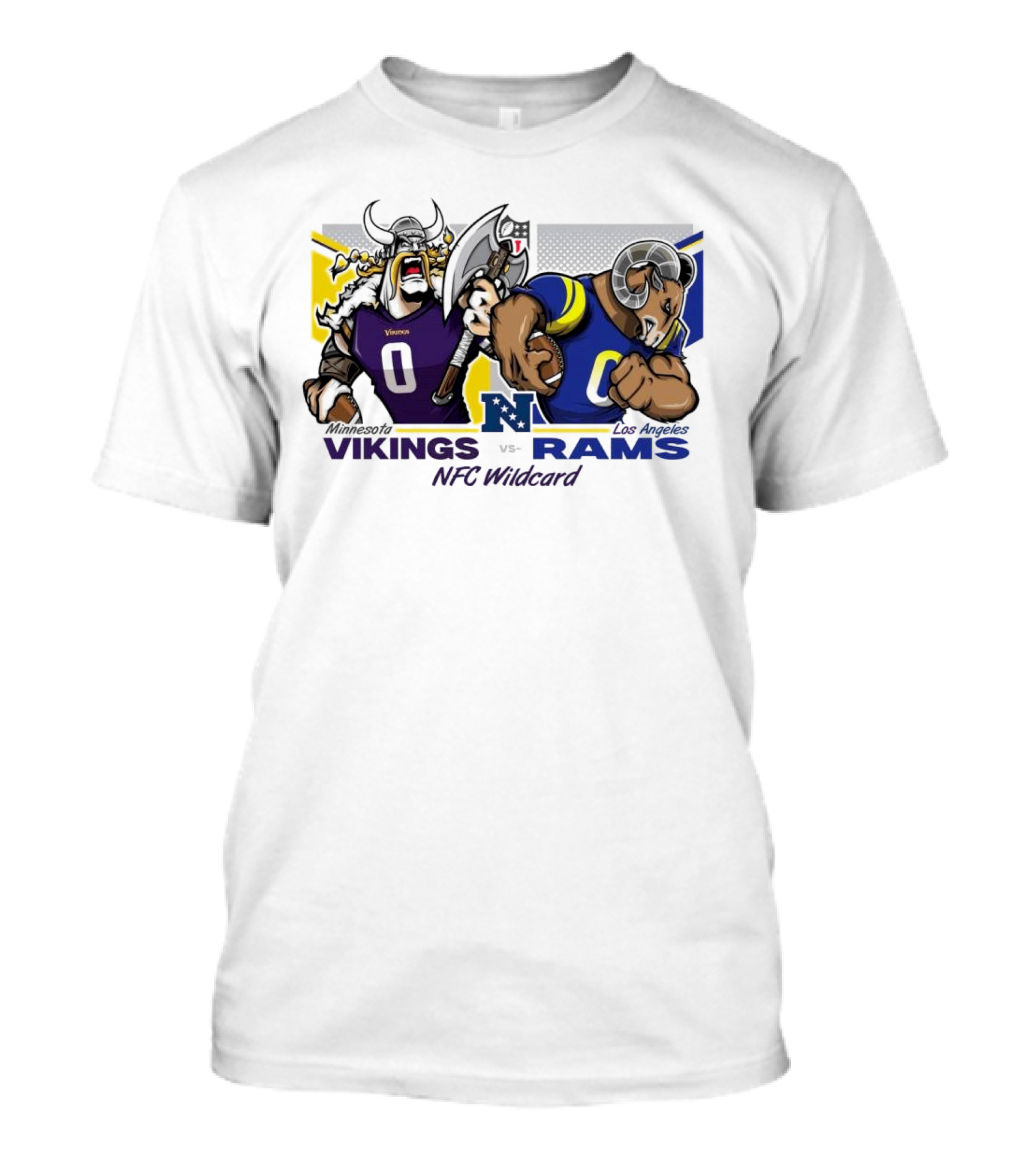 Minnesota Vikings Vs Los Angeles Rams NFC Wildcard T-Shirt