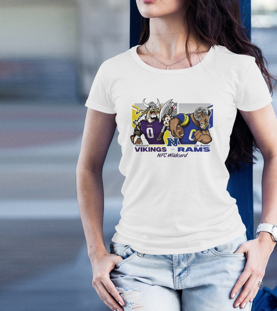 Minnesota Vikings Vs Los Angeles Rams NFC Wildcard T-Shirt