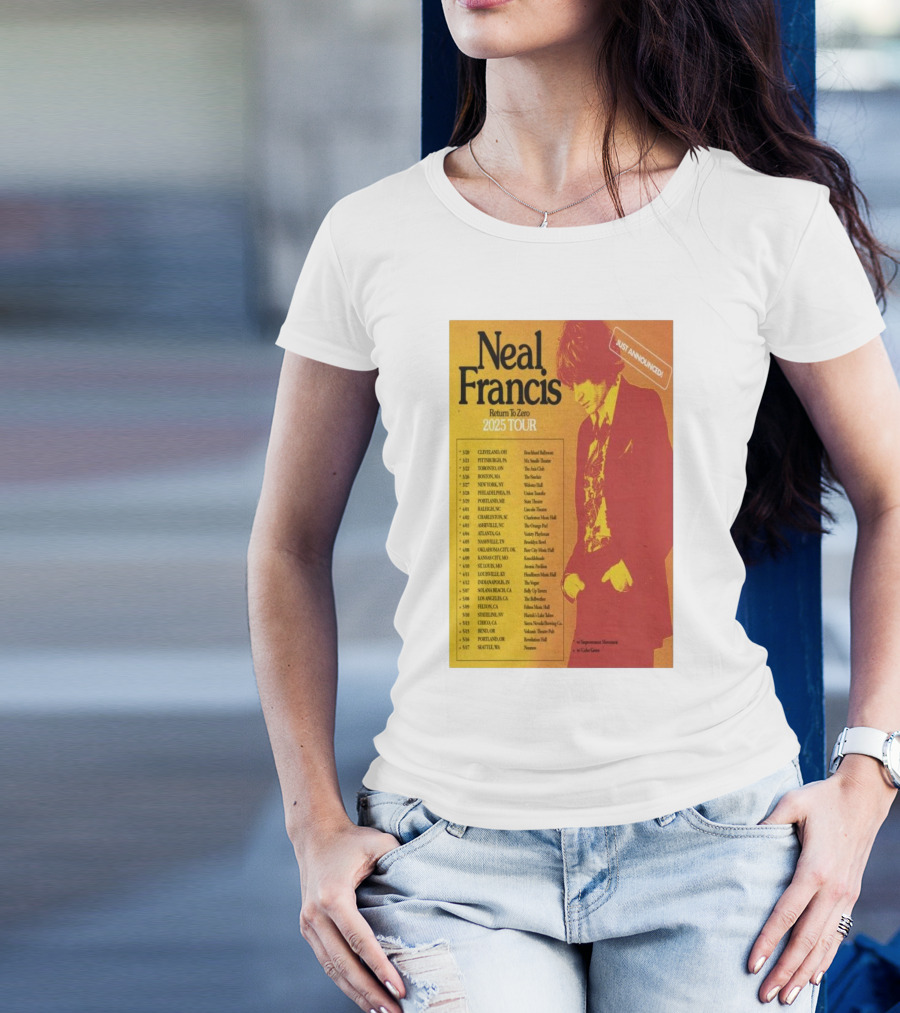 Neal Francis Return To Zero 2025 Tour Just Announced T-Shirt