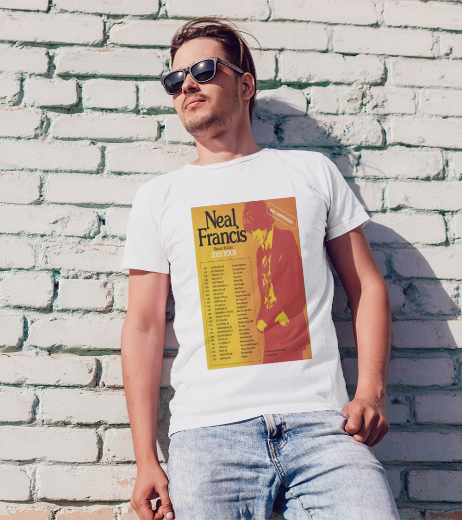 Neal Francis Return To Zero 2025 Tour Just Announced T-Shirt