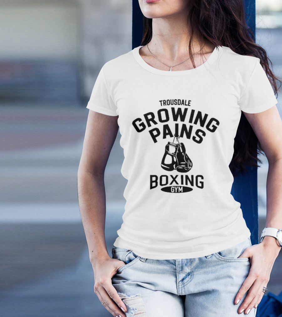 Trousdale Growing Pains Boxing Gym Hanging Gloves T-Shirt