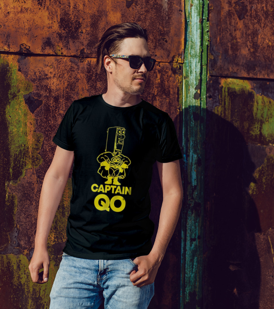 Captain QO Superhero The Big Bang Theory Comic T-Shirt