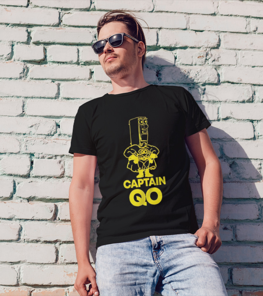 Captain QO Superhero The Big Bang Theory Comic T-Shirt