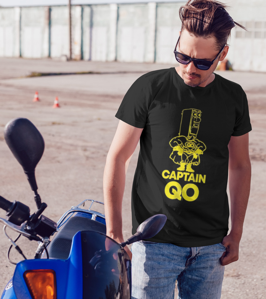 Captain QO Superhero The Big Bang Theory Comic T-Shirt