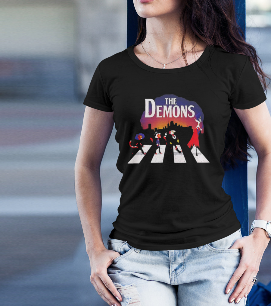 Hazbin Hotel Demons Walking Crosswalk T-Shirt