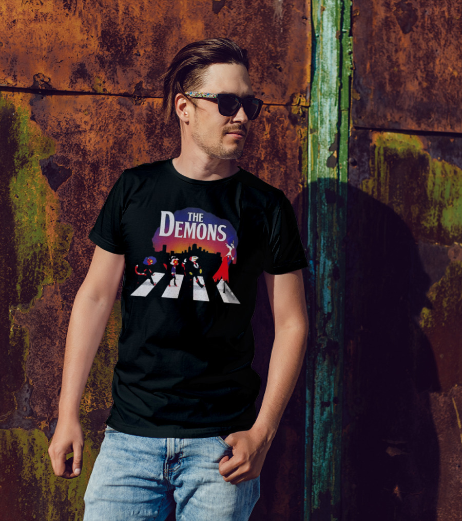 Hazbin Hotel Demons Walking Crosswalk T-Shirt