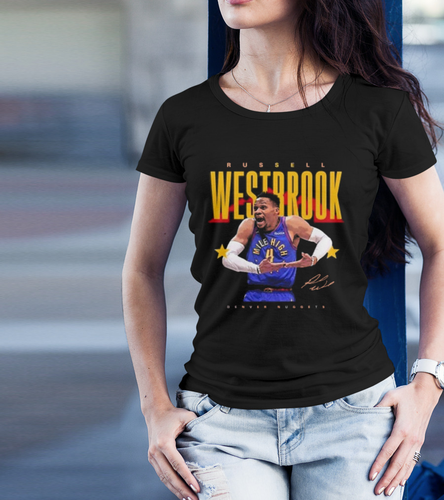 Russell Westbrook Mile High Denver Nuggets Signature T-Shirt