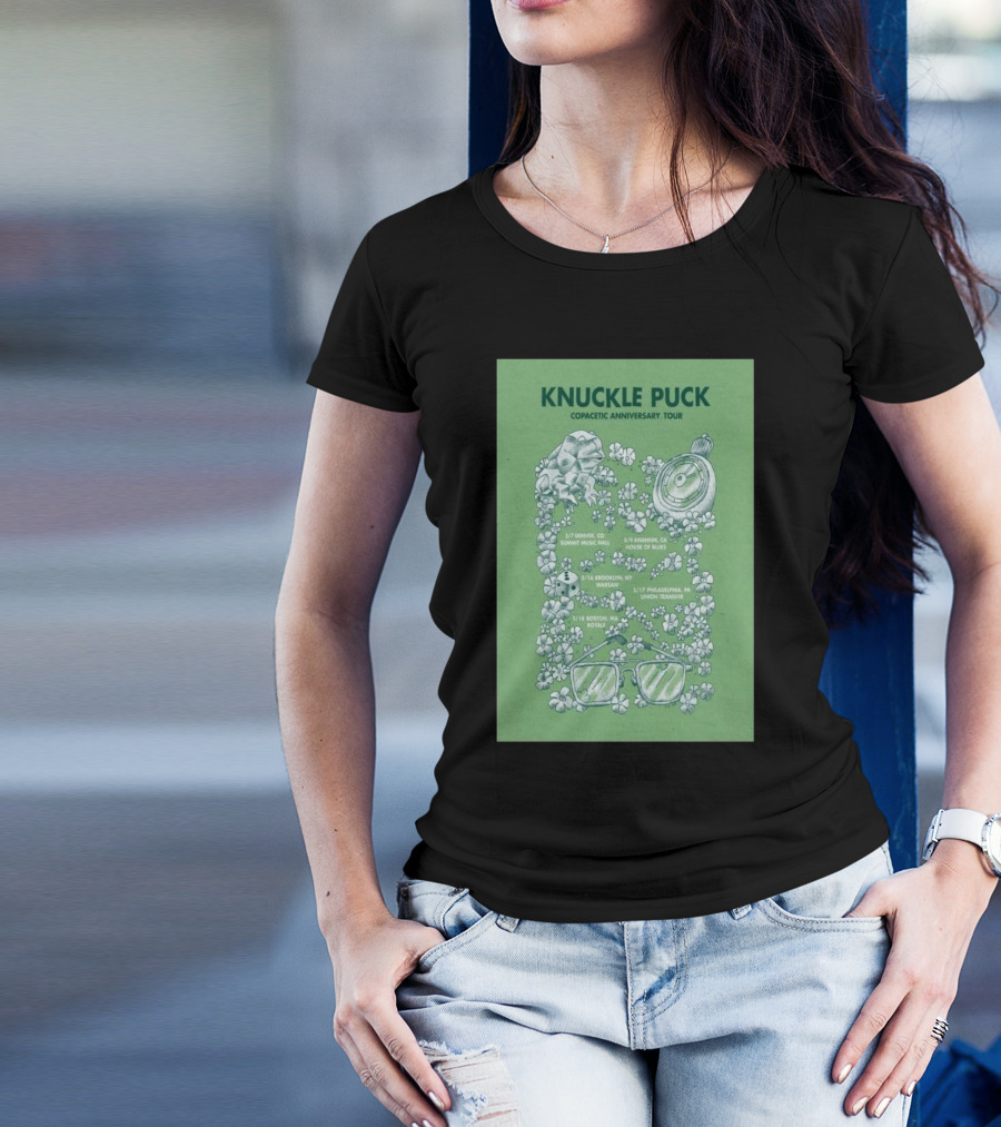 Knuckle Puck Copacetic Anniversary Tour 2025 Summit Music Hall House Of Blues Warsaw Union Transfer Royale T-Shirt