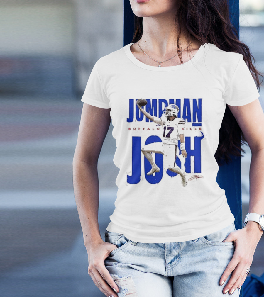 JUMPMAN JOSH BUFFALO BILLS 17 Signature T-Shirt
