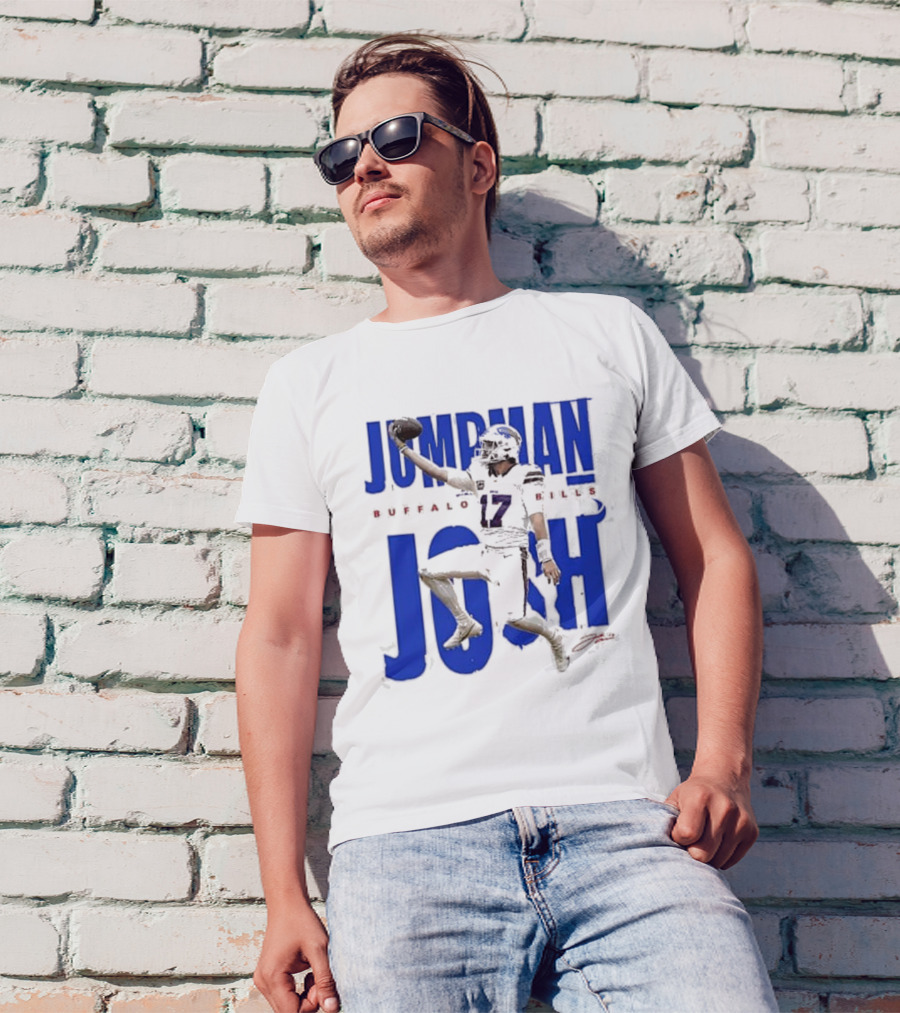 JUMPMAN JOSH BUFFALO BILLS 17 Signature T-Shirt