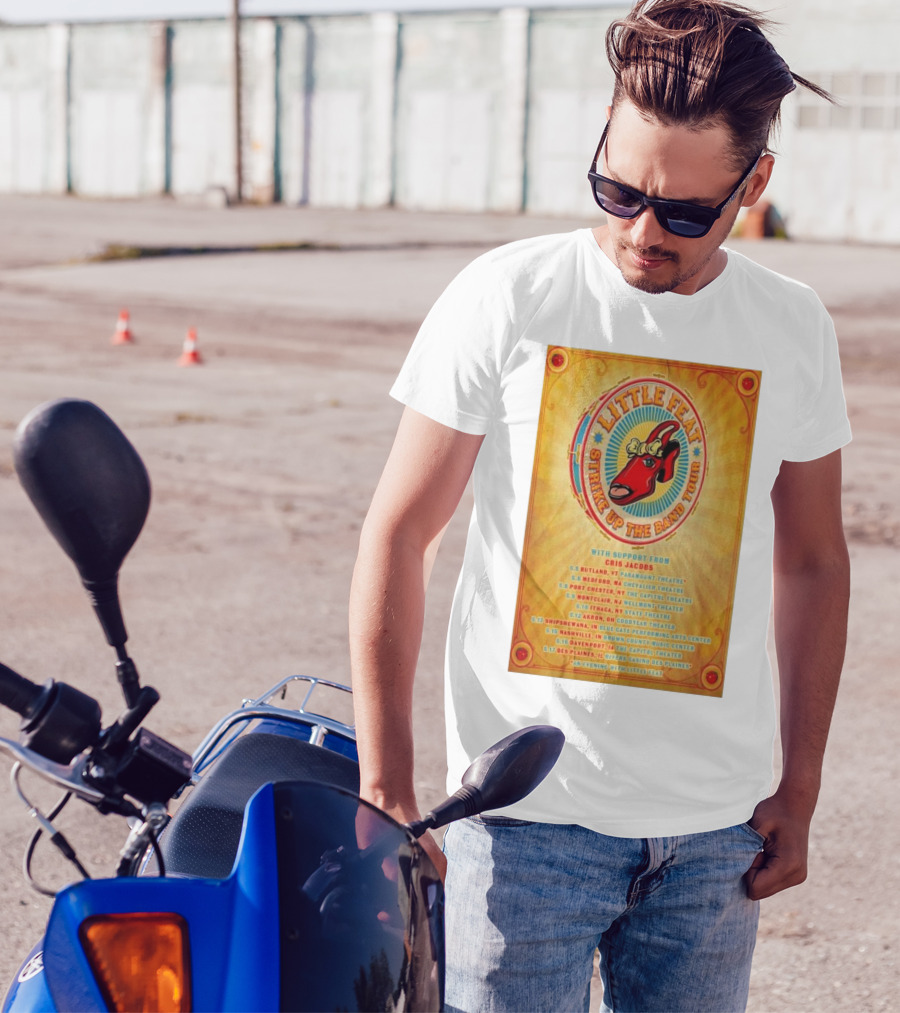 Little Feat 2025 Tour Strike Up The Band With Chris Jacobs Rutland Worcester Port Chester Montclair Ithaca Akron Shipshewana Nashville Davenport Des Plaines T-Shirt