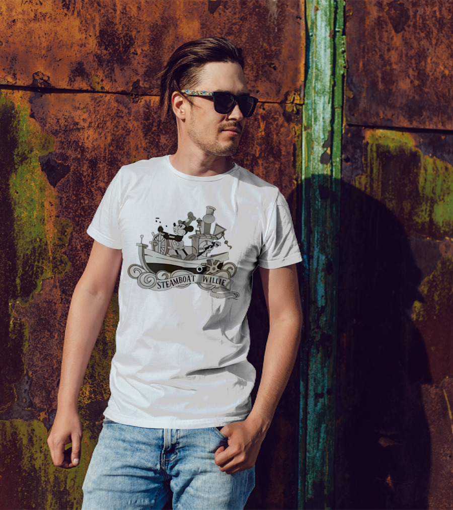 Steamboat Willie Steamboat Willie 1928 Vintage Classic T-Shirt
