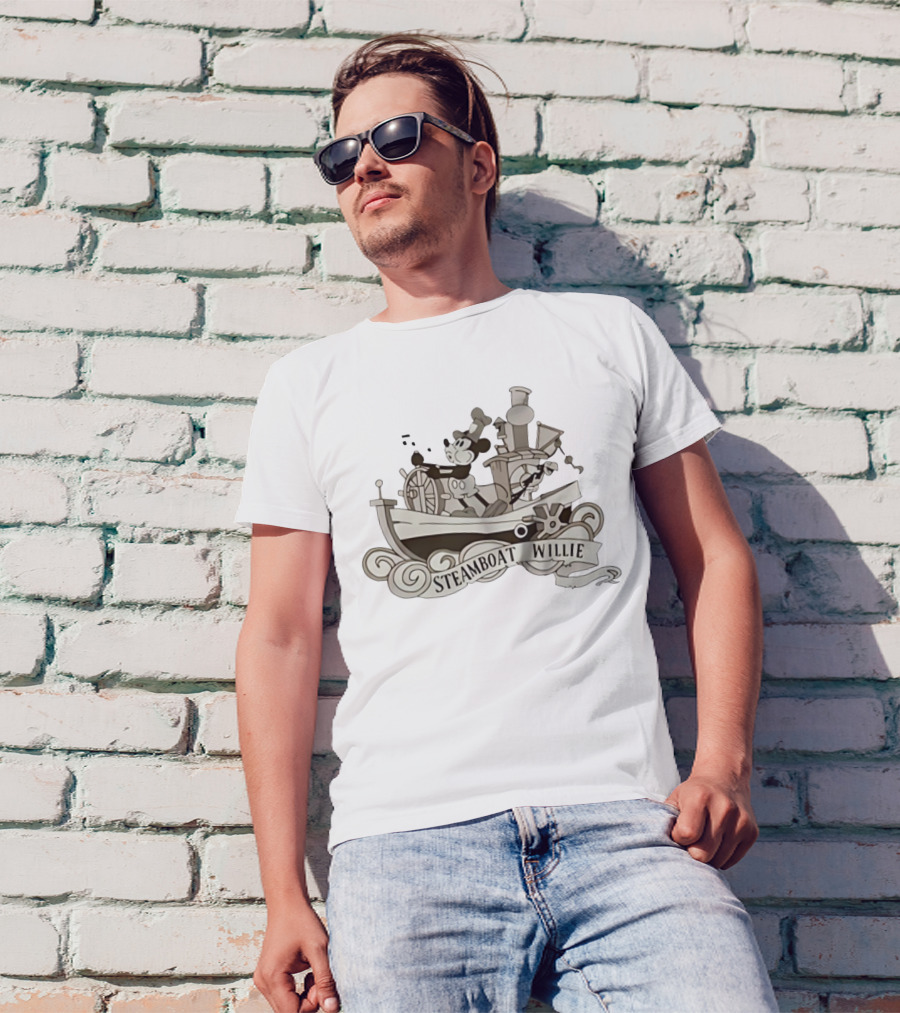 Steamboat Willie Steamboat Willie 1928 Vintage Classic T-Shirt
