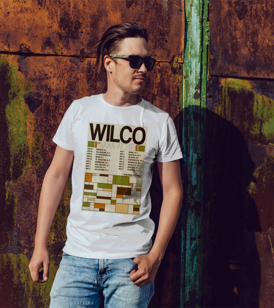 Wilco Waxahatchee American South Tour 2025 Dates And Locations T-Shirt