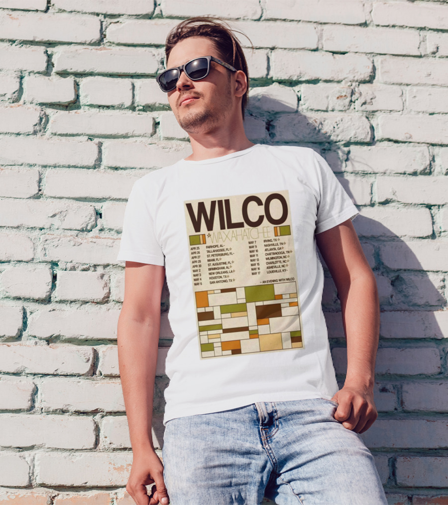 Wilco Waxahatchee American South Tour 2025 Dates And Locations T-Shirt