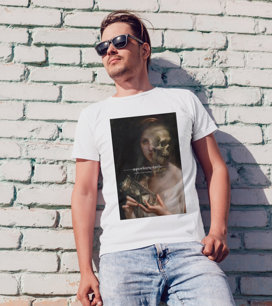 A Perfect Circle 5/4/2025 Orion Amphitheater Huntsville AL Skeleton Woman Hourglass T-Shirt