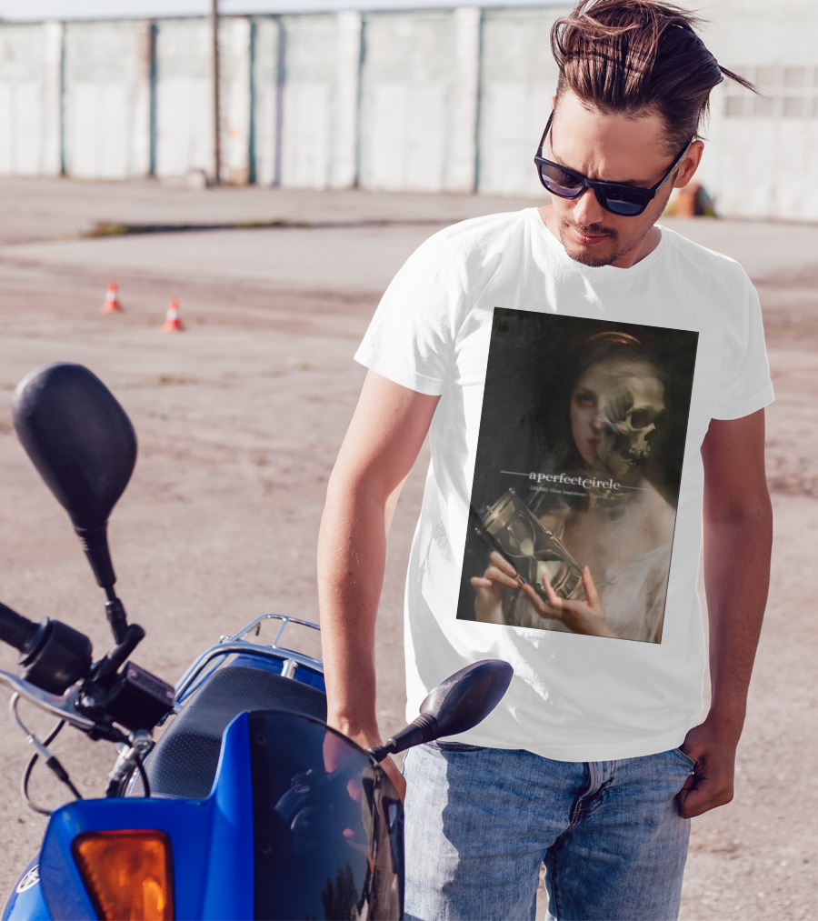 A Perfect Circle 5/4/2025 Orion Amphitheater Huntsville AL Skeleton Woman Hourglass T-Shirt