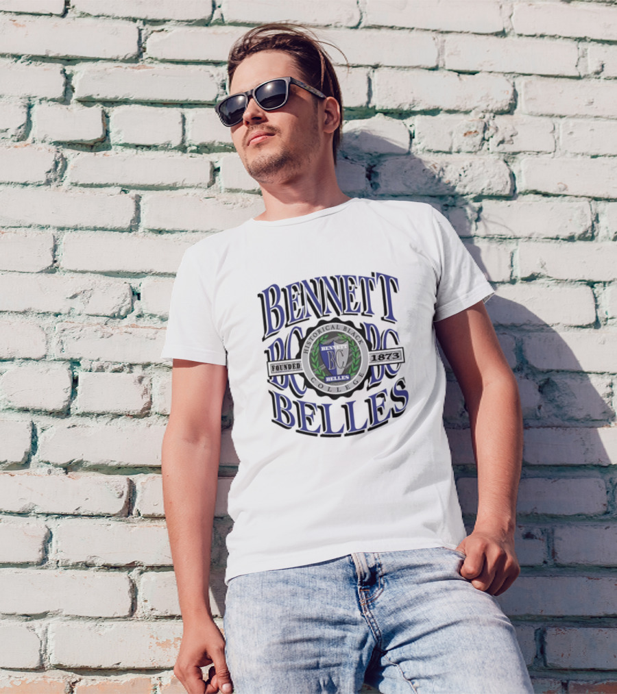 Bennett Belles Historical Black College BC Crest 90s T-Shirt