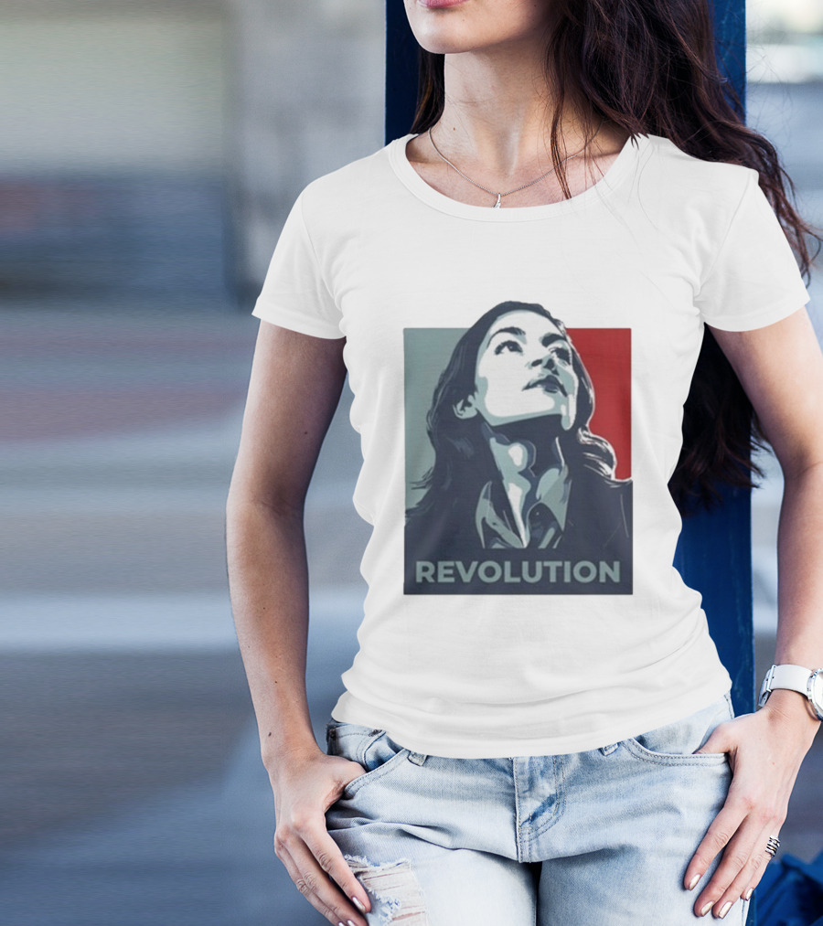 Alexandria Ocasio-Cortez AOC Revolution Inspiration T-Shirt