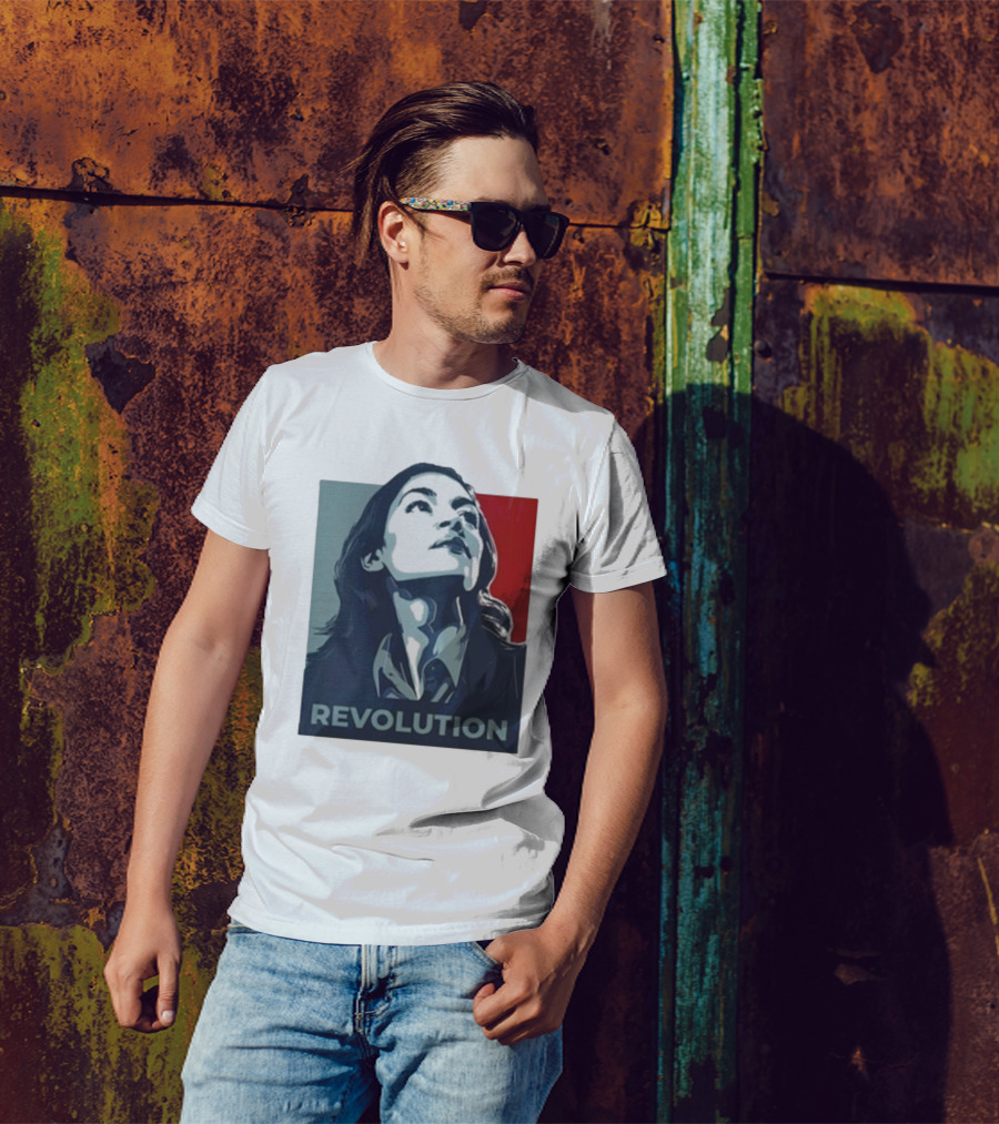 Alexandria Ocasio-Cortez AOC Revolution Inspiration T-Shirt