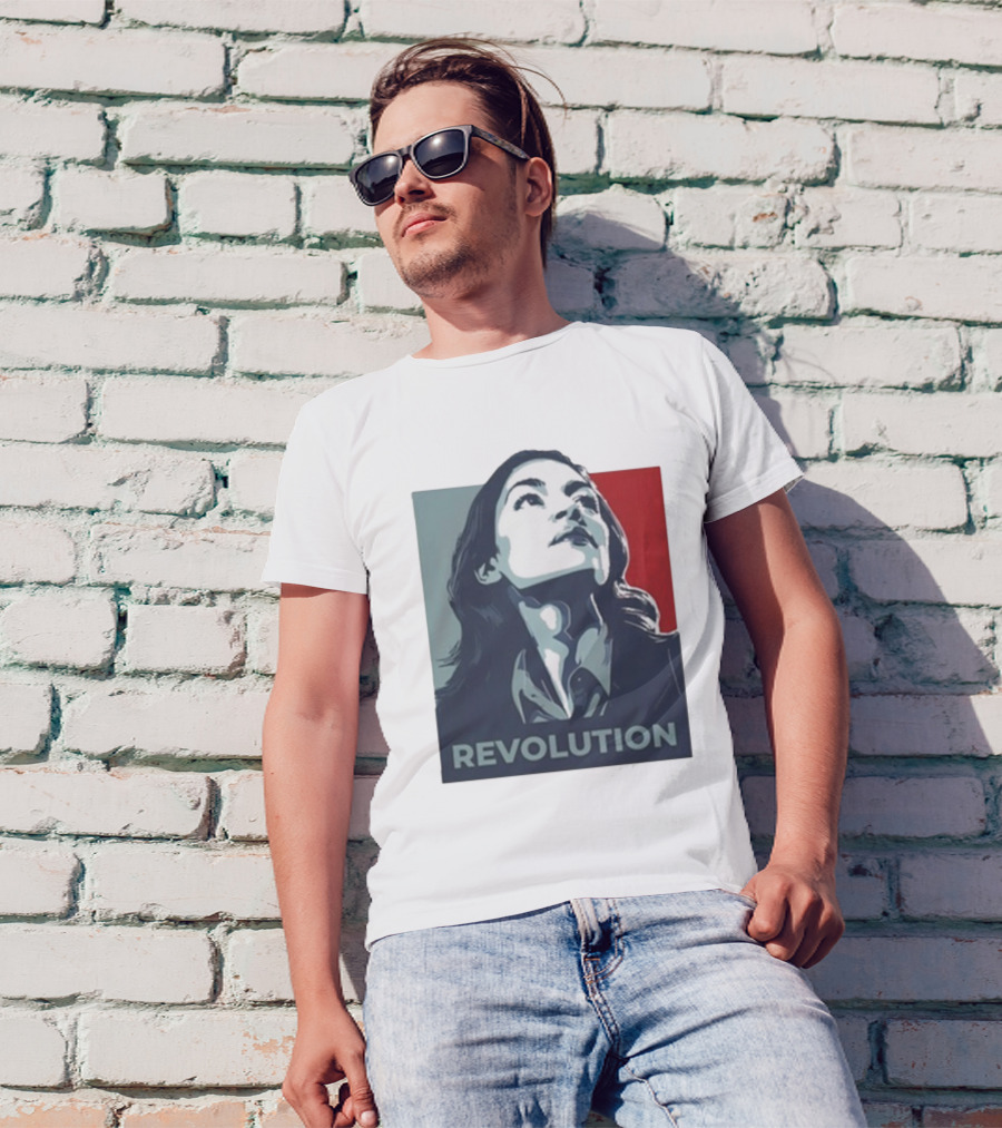Alexandria Ocasio-Cortez AOC Revolution Inspiration T-Shirt