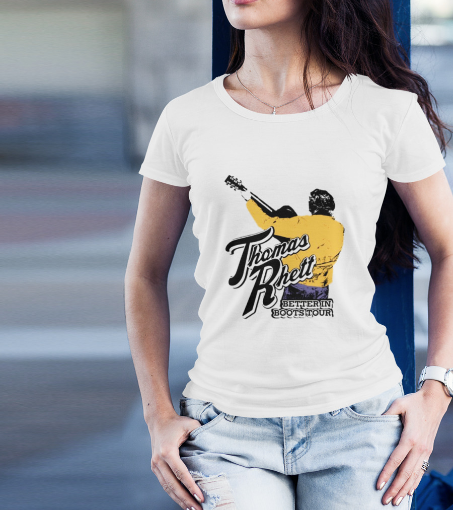 Thomas Rhett Better In Boots Tour Retro Style T-Shirt