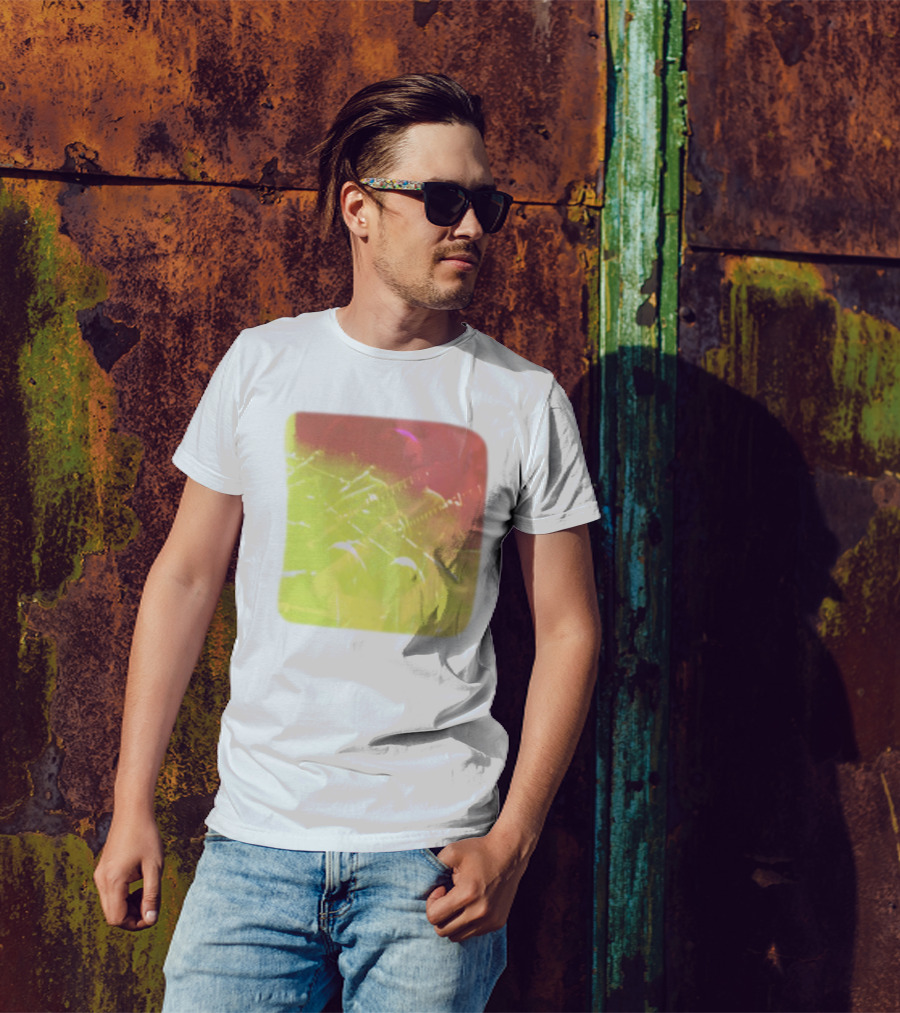 Big Thief Live At Revolution Hal Multicolored Guitar Overlay T-Shirt