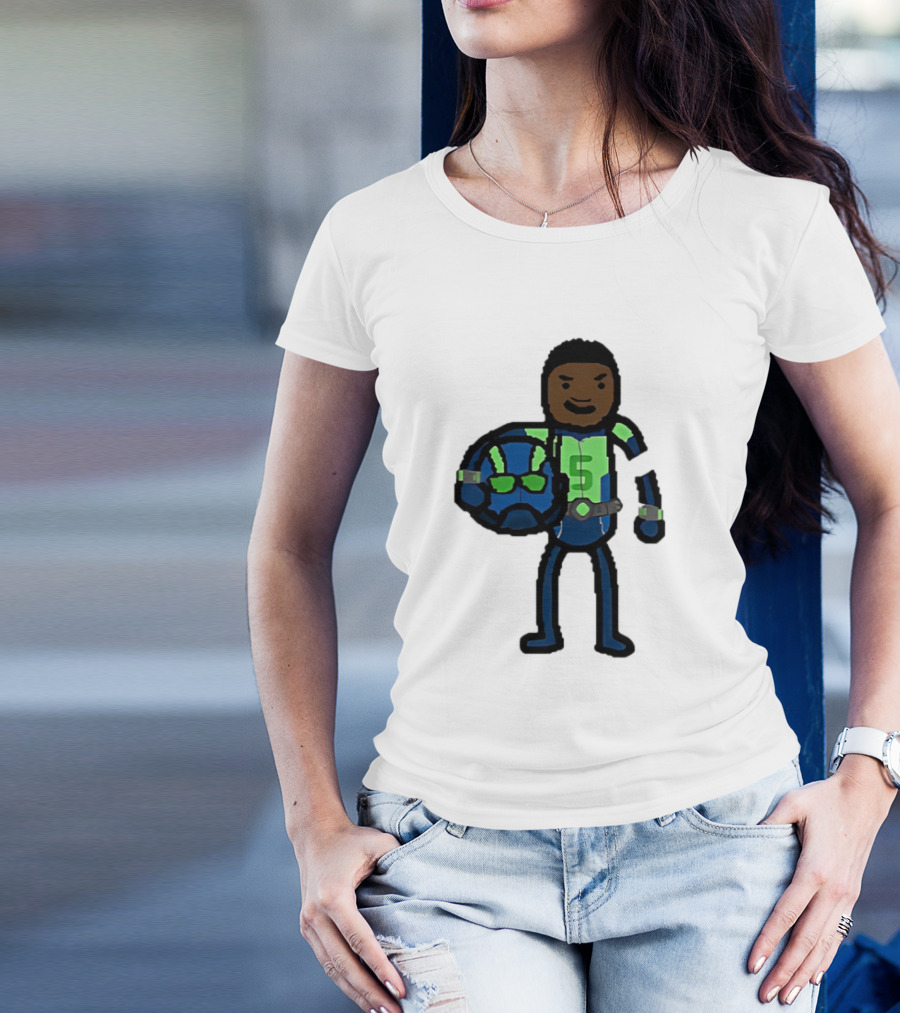 "Anthony Edwards No.5 Cartoon Ant-Man Style Minnesota Timberwolves" T-Shirt