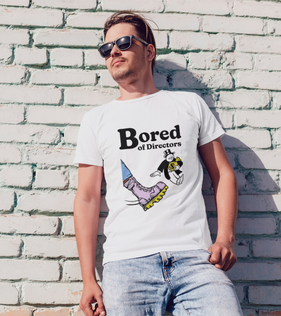 Bored Of Directors Stomp Boot Money Bag T-Shirt