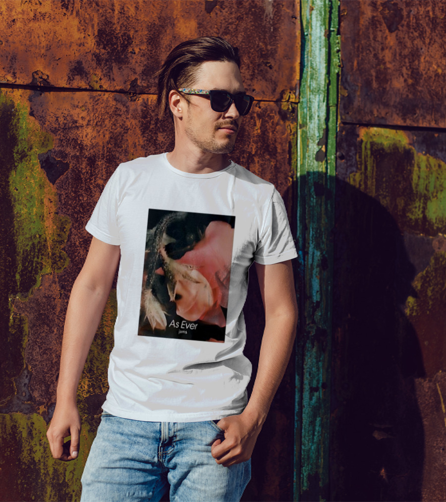 As Ever Jams 02 Pink Floral Close-Up T-Shirt