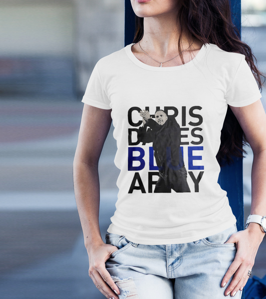 Chris Davies Blue Army Leadership And Inspiration T-Shirt