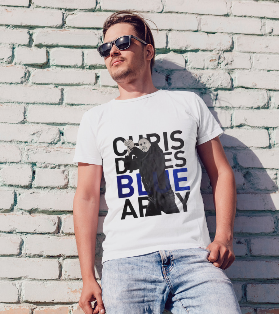 Chris Davies Blue Army Leadership And Inspiration T-Shirt