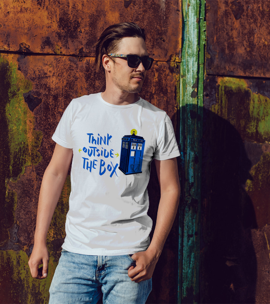 Think Outside The Box Doctor Who Tardis T-Shirt