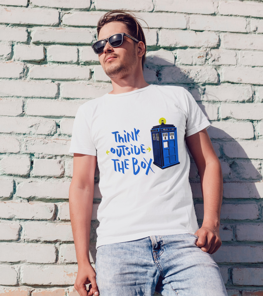 Think Outside The Box Doctor Who Tardis T-Shirt