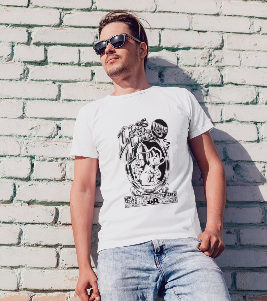 Dogs In A Pile 2023 New Orleans LA Chickie Wah Wah Event T-Shirt