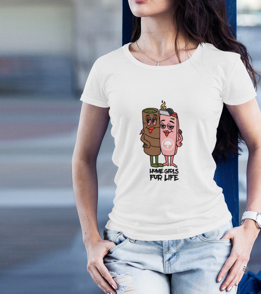 Push Trees Dope.As.Yola Home Girls For Life T-Shirt