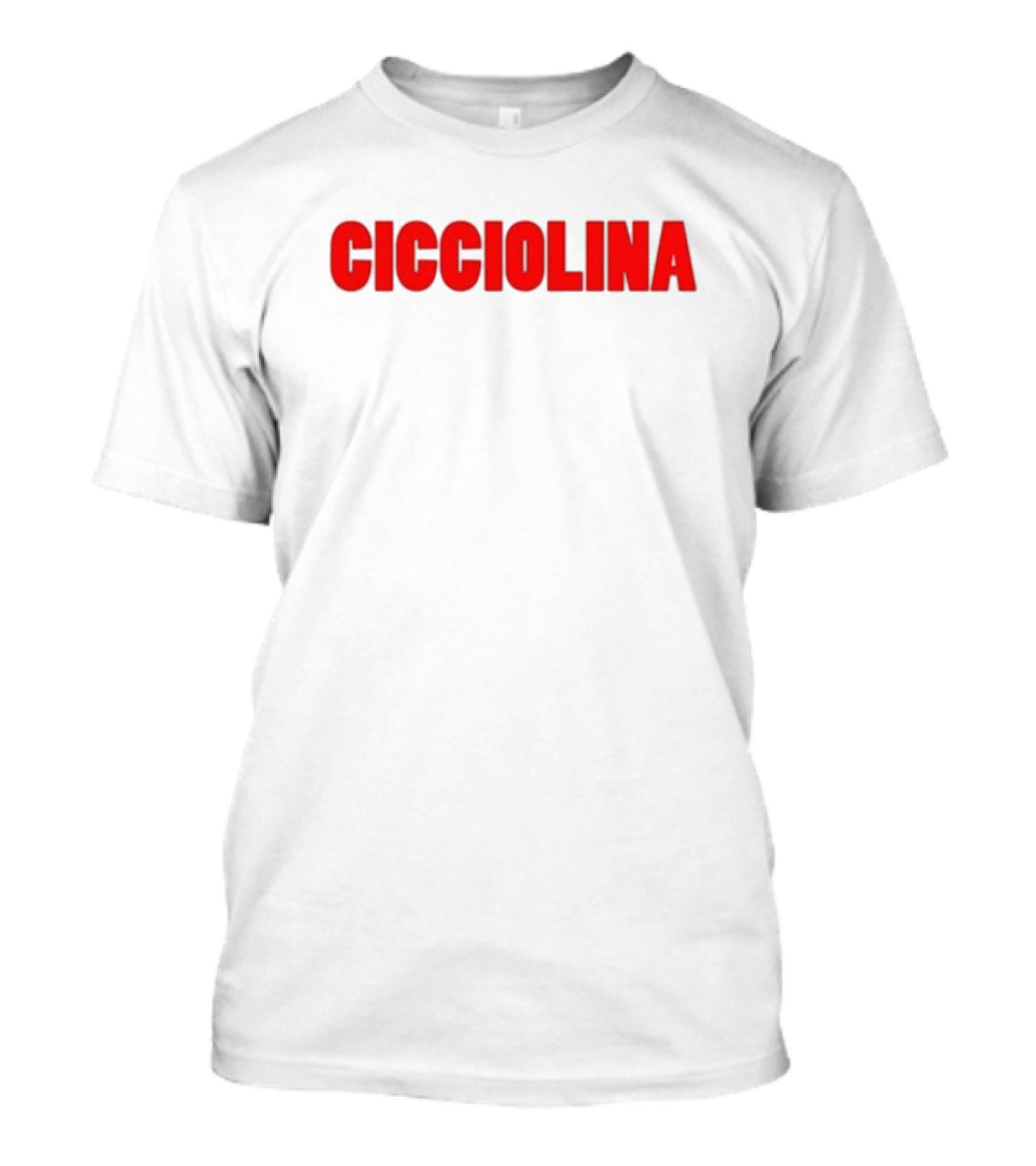 Erika Vikman Cicciolina Red Bold Statement T-Shirt